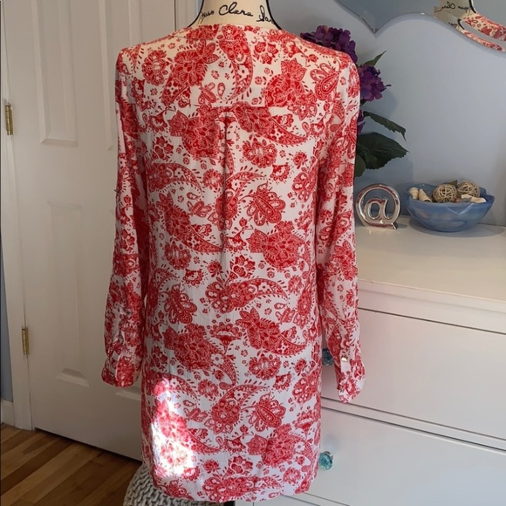 Highline Collective Red Paisley Tunic Dress NEW! - Picture 5 of 9